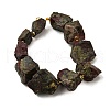 Raw Rough Natural Dragon Blood Beads Strands G-Z087-B09-3
