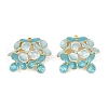 304 Stainless Steel Enamel Pendants STAS-L290-02B-G-1