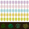 ARRICRAFT 80Pcs 5 Colors Luminous Resin Decoden Cabochons RESI-AR0001-35-1