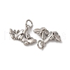 Brass Micro Pave Cubic Zirconia Pendants KK-P308-38P-2
