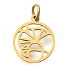 304 Stainless Steel Charms STAS-Z119-17G-1