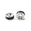 Brass Grade A Rhinestone Spacer Beads RB-A014-Z8mm-18S-3