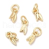 Eco-Friendly Rack Plating Brass Charms KK-A186-07LG-2