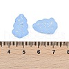 Frosted Transparent Acrylic Beads OACR-P029-04B-04-4