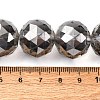 Transparent Electroplate Glass Beads Strands EGLA-N002-34H-F02-2