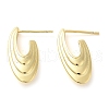 Rack Plating Brass Stud Earrings EJEW-C079-12G-1