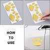 SUPERFINDINGS 9 Styles Waterproof Plastic Wall Stickers DIY-FH0003-73-5