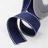 Grosgrain Polyester Ribbons for Gift Packings SRIB-I001-016-371W-1