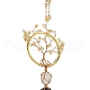 Chakra Jewelry Natural Gemstone Pendant Decorations HJEW-P015-09-3