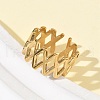 304 Stainless Steel Cuff Rings RJEW-P150-05G-3