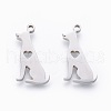 201 Stainless Steel Pendants STAS-F231-061P-1