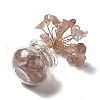 Natural Strawberry Quartz Chips Tree Decorations DJEW-Z007-02B-3