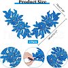 Polyester Embroidered Floral Lace Collar DIY-WH0326-47A-3