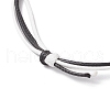 2Pcs Adjustable Waxed Polyester Cord Bracelets BJEW-JB11788-5