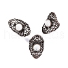 Natural Howlite Retro Finger Rings RJEW-B067-02R-24-1