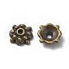 Tibetan Style Alloy Caps MLF0664Y-NF-2