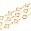 Brass Rhombus Link Chains CHC-N023-08A-G-1