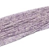 Natural Amethyst Beads Strands G-O166-28-4mm-01-1