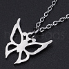 Non-Tarnish 201 Stainless Steel Pendant Necklaces NJEW-S105-JN514-40-1-1