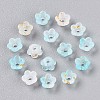 Frosted Transparent Acrylic Beads X-OACR-N137-72I-2