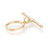 Brass Toggle Clasps X-KK-M108-F01-3