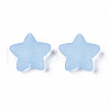 Transparent Frosted Acrylic  Beads X-FACR-N002-01A-2