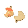 304 Stainless Steel Enamel Pendants STAS-R168-22G-05-2