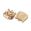 Alloy Enamel Pendants ENAM-V002-04G-01-2