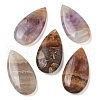 Natural Amethyst Lace Agate Pendants G-Z071-01-1