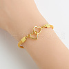 Double Heart Alloy Link Bracelets FS-WGC61CE-01-2
