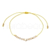 Natural Round Mixed Gemstone Beads Braided Bead Bracelets for Women BJEW-JB11655-4