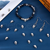 DICOSMETIC 80Pcs Tibetan Style Alloy European Beads FIND-DC0006-09B-5