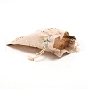 Rectangle Cloth Packing Pouches ABAG-WH0038-03-3