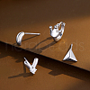 4Pcs Valentine's Day S925 Sterling Silver Stud Earrings RK8453-2-2