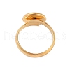 Adjustable 304 Stainless Steel Finger Rings Components STAS-L193-G-10mm-A-3