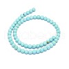 Natural Magnesite Beads Strands G-F604-04-6mm-4