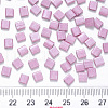 2-Hole Baking Painted Glass Seed Beads SEED-S031-L-599-3