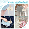 Beebeecraft 2Pcs 2 Styles Zinc Alloy with Plastic and Polyester Keychain KEYC-BBC0001-03-6