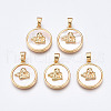 Natural Sea Shell Pendants KK-Q277-013-NF-1