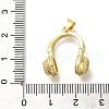 Rack Plating Brass with Cubic Zirconia Pendants KK-Z086-51G-01-3