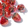 Transparent Resin Pendants RESI-CJC0011-47-1