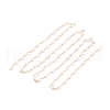 Handmade Natural Freshwater Pearl Beaded Chains AJEW-JB01087-3