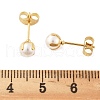 304 Stainless Steel Stud Earrings EJEW-I229-01G-A-4