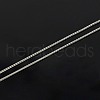 Anti-Tarnish Rhodium Plated 925 Sterling Silver Necklaces STER-M034-40B-2