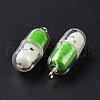 Translucent Plastic Pendants X-KY-L006-29D-4
