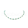 Glass Beaded Necklaces for Women NJEW-JN04265-5