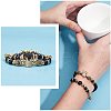 Brass Micro Pave Clear Cubic Zirconia Beads ZIRC-GA0001-01-5