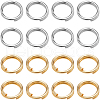SUNNYCLUE 2 Colors 304 Stainless Steel Split Rings STAS-SC0009-25D-1