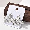 304 Stainless Steel Studs Earrings for Women EJEW-K306-24P-2