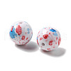Baking Paint Opaque Acrylic Beads OACR-H049-03C-2